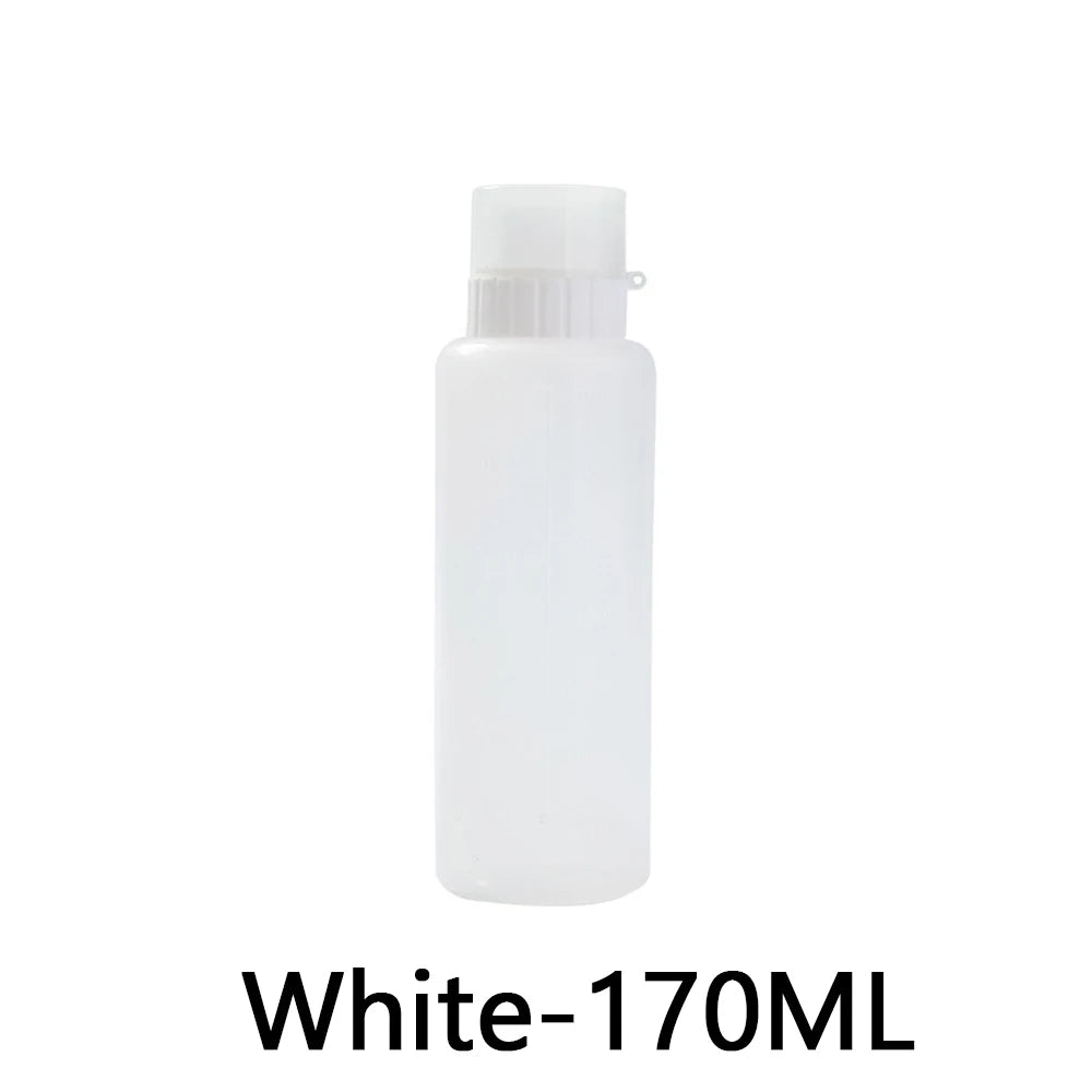 350Ml 5 Holes Condiment Squeeze Bottle Kitchen Ketchup Mustard Bottle Clear Mayonnaise Honey Dispenser Sauce Storage Contain