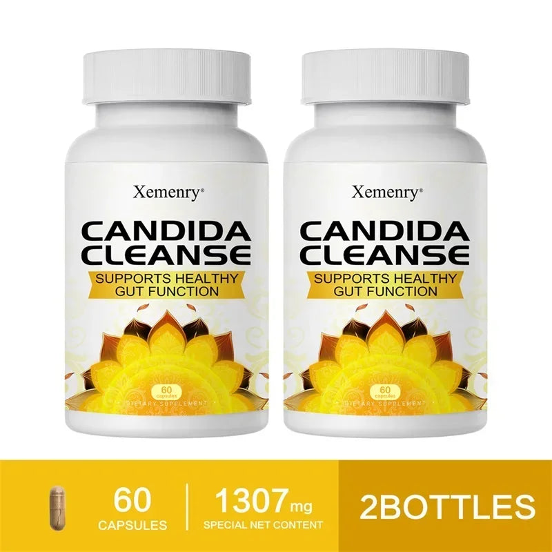 Candida Cleanse - Promotes Intestinal Health, Detoxification, Intestinal Cleansing, Promote Digestion & Metabolism, Immunity