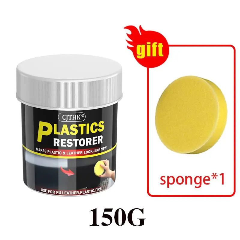 150g Car Plastic Restorer Back To Black Gloss Car Cleaning Products Plastic Leather Restore Auto Polish Repair Coating Renovator