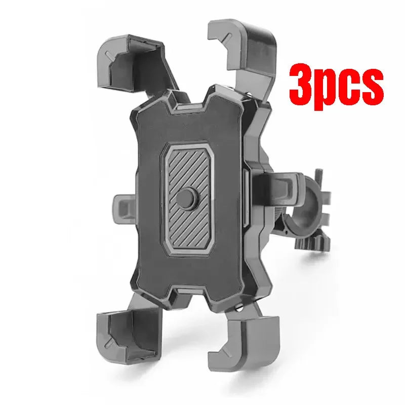 New Motorcycle Bicycle Phone Holder Moto Rearview Mirror Handlebar Mount Compatible for Xiaomi IPhone Mobile Navigation Bracket