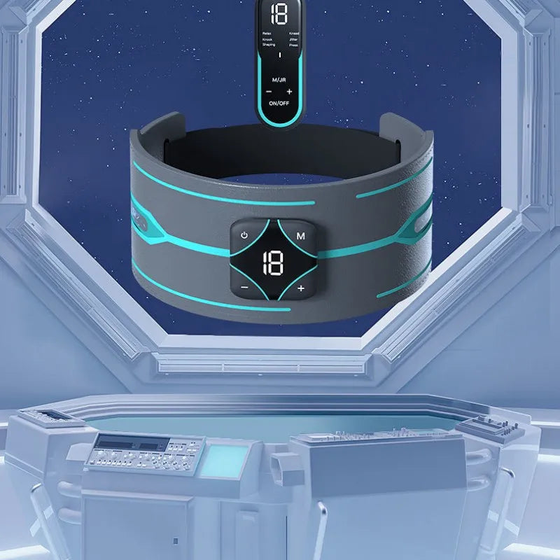 ABS Stimulator Ab Machine Abdominal Toning Belt EMS Trainer Massage Workout Portable Ab Stimulator Fitness Strength Training