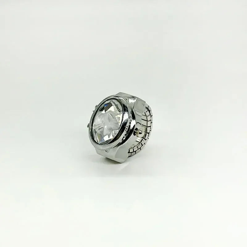 Luxury Ring Clock Elastic Stretchy Band Quartz Reloj Rings for Men Ladies Male Finger Heart Pocket Watch Hip-Hop Man New Jewelry