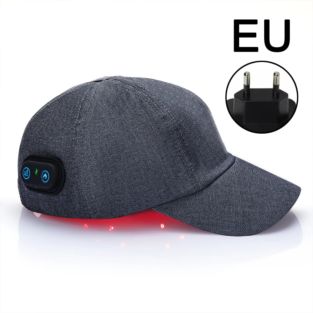 New Infrared LEDs 660nm&850nm Red Light Therapy Hair Growth Cap For Hair Regrowth Anti Hair Loss Relax Scalp Anti-inflammatory