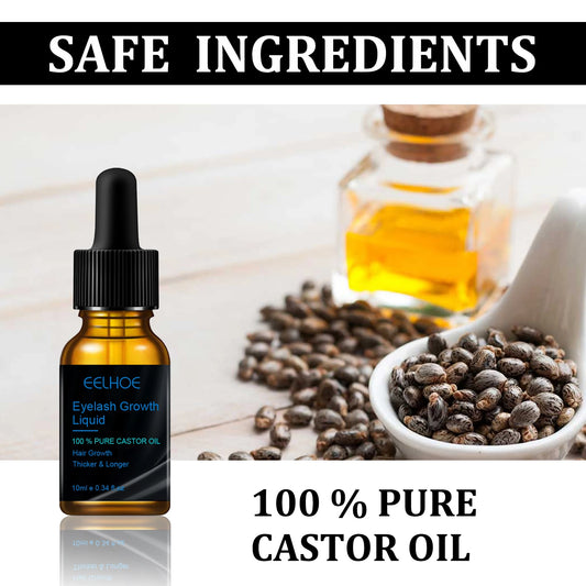 Eyebrows Natural Thick Slender Curl Curl Moist Natural Castor Oil Growth Liquid Serum Extension Eyelash Female Makeup Product