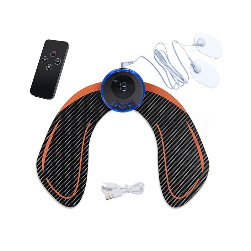 EMS Ab Belt, Electronic Muscle Stimulator for Abs Toner, Home Gym Fitness Equipment for Body Workout for Men and Women