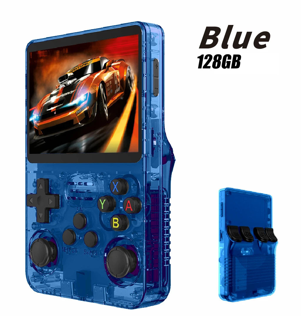 BOYHOM NEW R36S Retro Video Game Console Linux System 3.5 Inch IPS Screen Portable Pocket Player 64GB 128G Games best Kids gifts