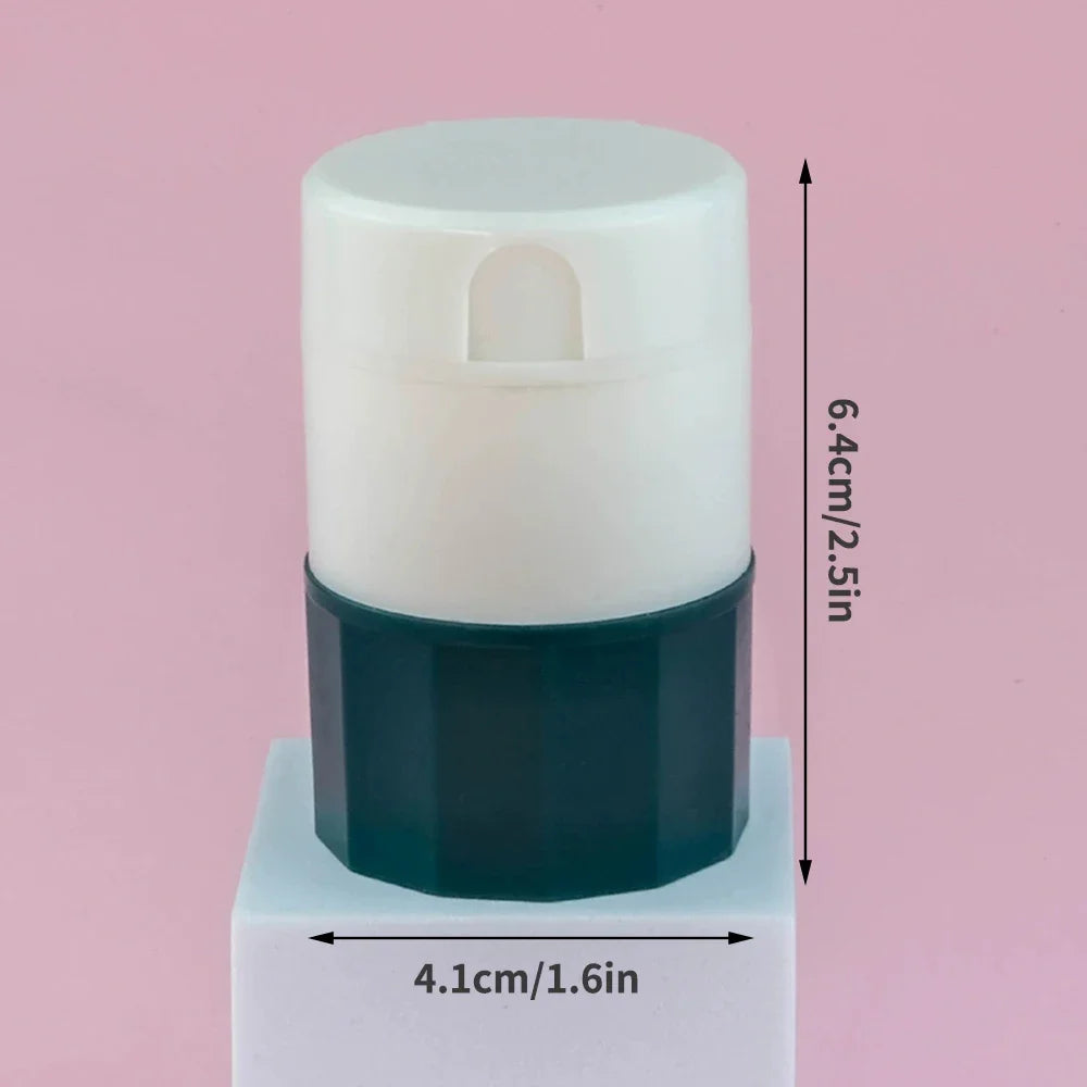 4 In 1 Portable Pill Case Medicine Splitter Powder Pastillero Grinder Pill Cutter Medicine Box Storage Drug Container Pillbox