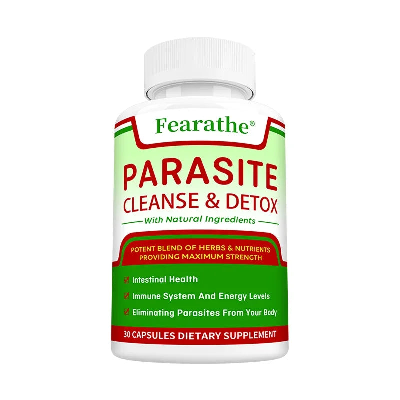 Parasite Blast Capsules - Bowel Cleansing Supplement, Natural Gut Health, Cleans Colon Detox + Cleanse, Liver Immunity