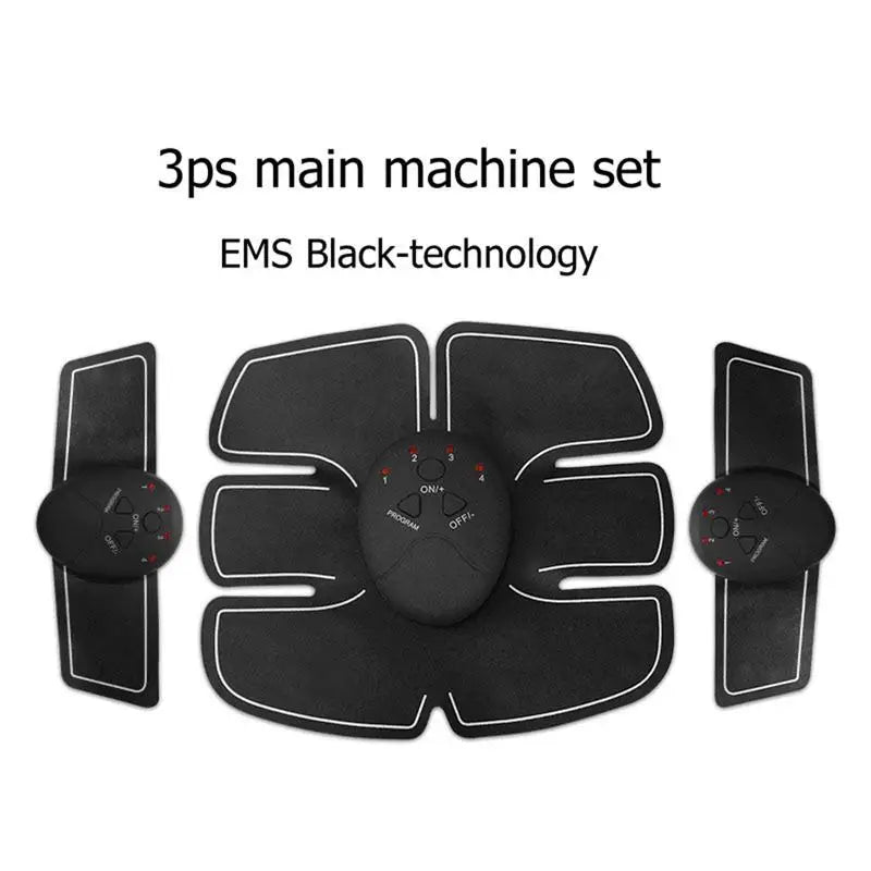 Ems Muscle Stimulator EMS Ab Stimulator for Muscle Growth Rechargeable Workout Equipment Strength Training Fitness Trainer Core