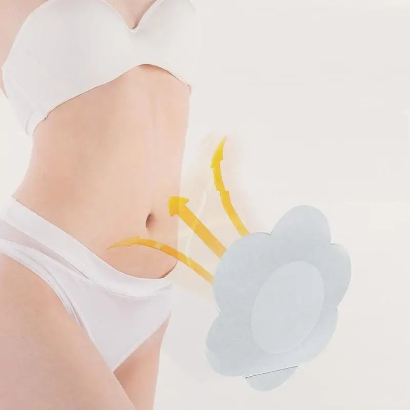 50pcs/Set Replacement Disposable Castor Oil Pack Self-Adhesive Adhesive Navel Stickers Seepage Resistant Belly Button Protectors