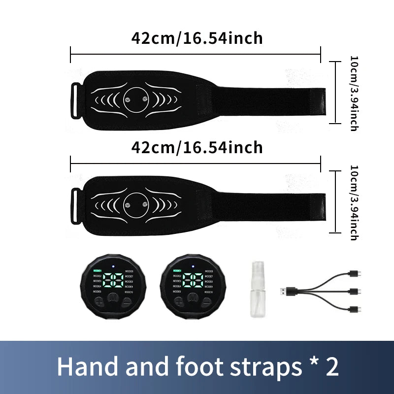 Electronic Muscle Stimulator Abs Stimulator Muscle Toner Ab Machine Trainer For All Body Strength Training Workout Equipment