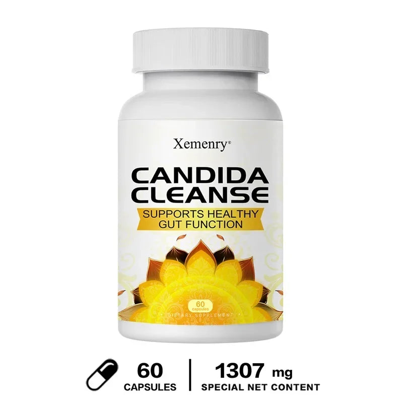 Candida Cleanse - Promotes Intestinal Health, Detoxification, Intestinal Cleansing, Promote Digestion & Metabolism, Immunity