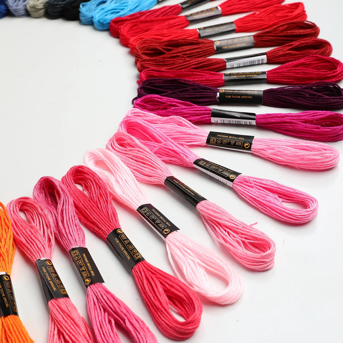 50pcs Cross Stitch Embroidery Thread Rainbow Embroidery Thread Cross Stitch Embroidery Thread Cotton Bracelet Thread Silk Thread