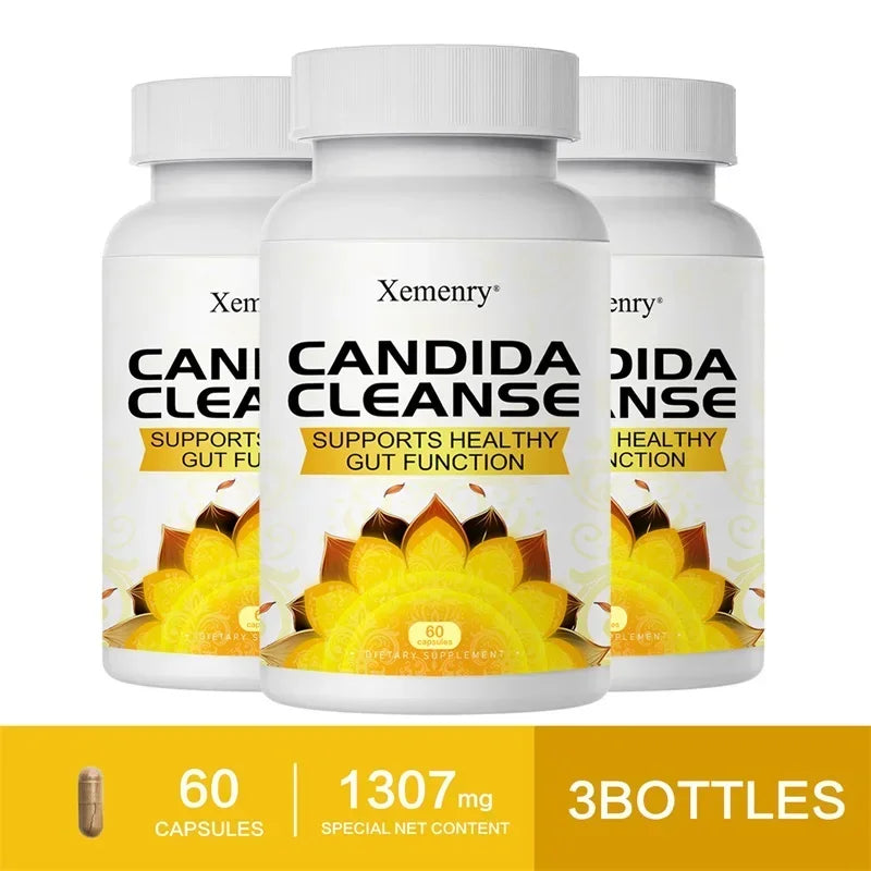 Candida Cleanse - Promotes Intestinal Health, Detoxification, Intestinal Cleansing, Promote Digestion & Metabolism, Immunity