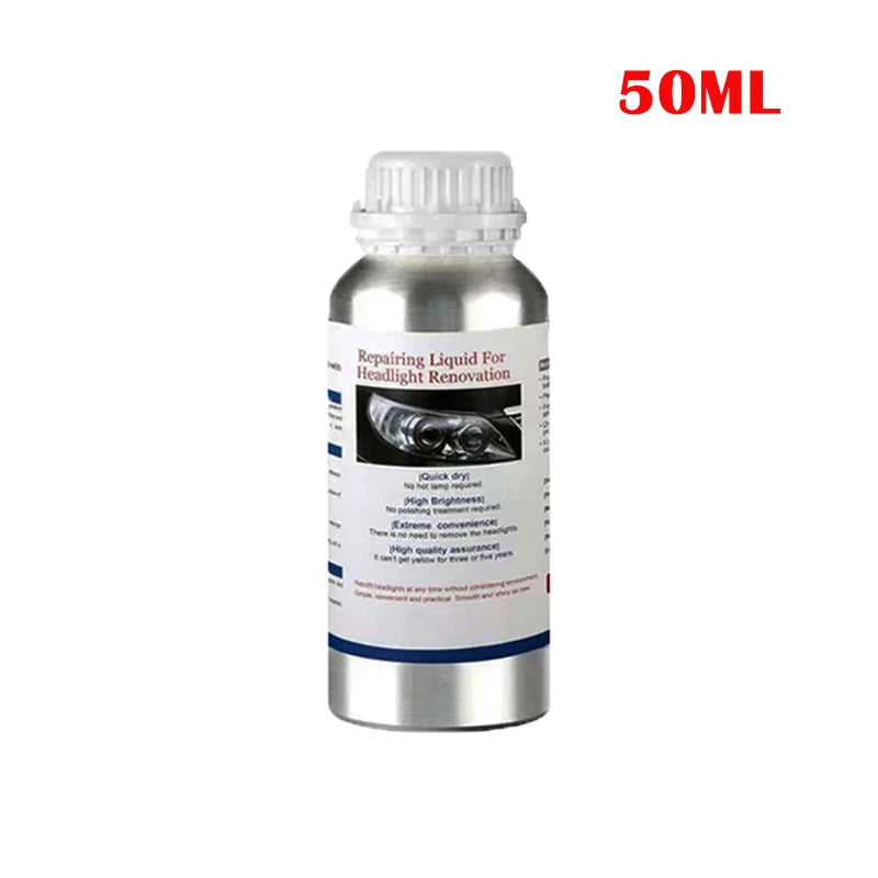 Car Headlight Polishing Liquid Polymer Car Headlamp Renovation Restoration Cleaning Agent 800G/200ml/100ml Auto Repair Products