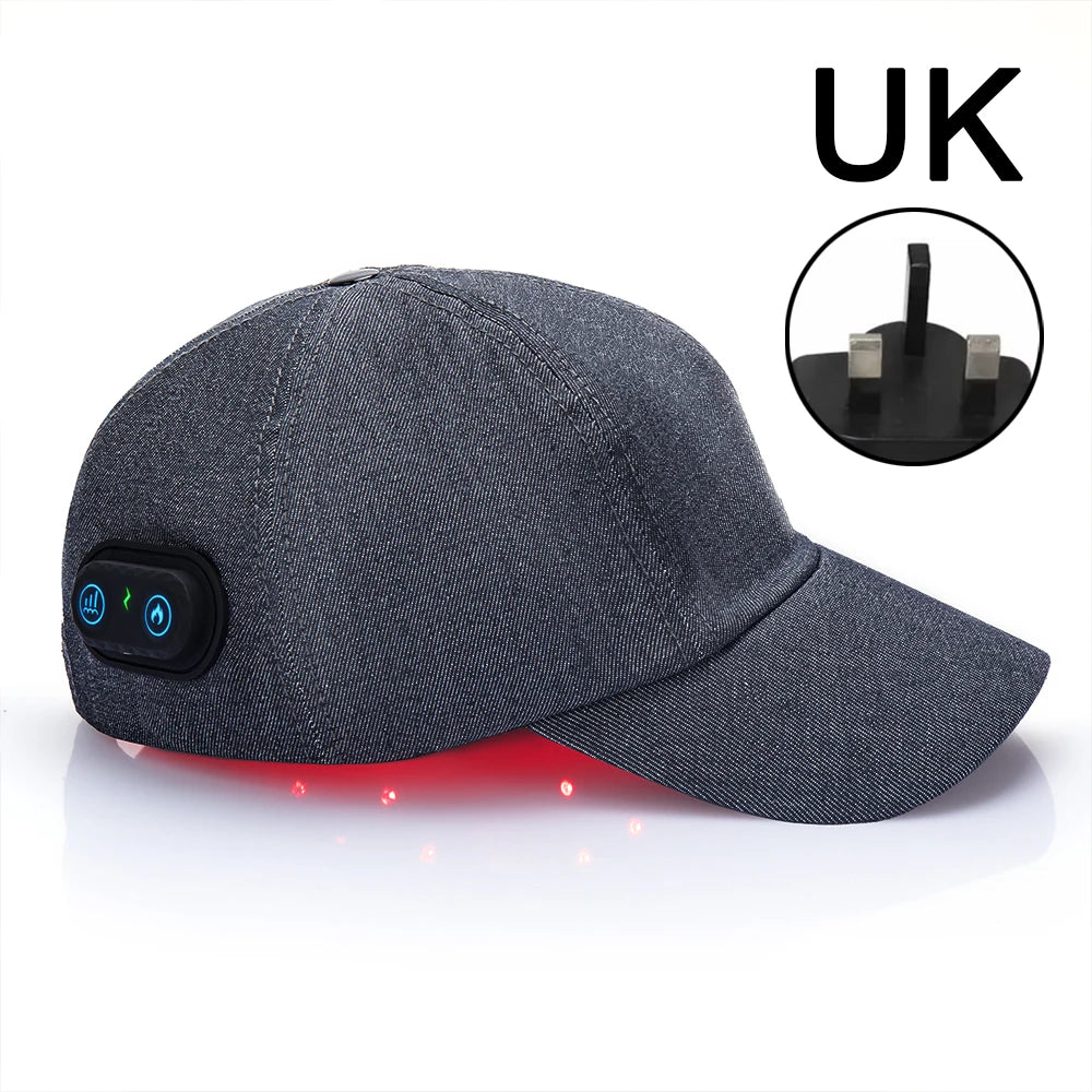 New Infrared LEDs 660nm&850nm Red Light Therapy Hair Growth Cap For Hair Regrowth Anti Hair Loss Relax Scalp Anti-inflammatory