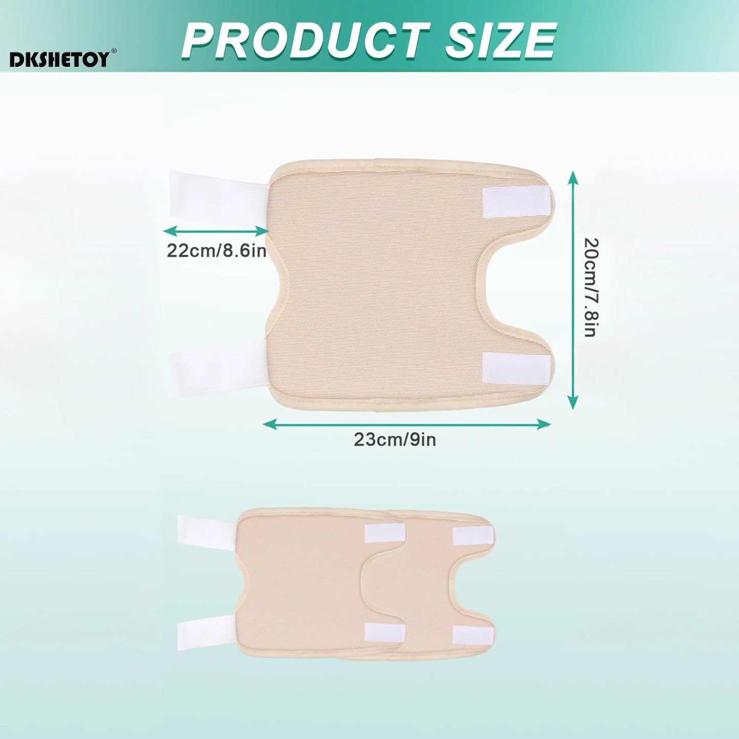 Reusable Castor Oil Pack Organic Knee Pain Compress Wrap Adjustable Pad Self Conditioning Aid Liver Abdomen Muscles Kidneys