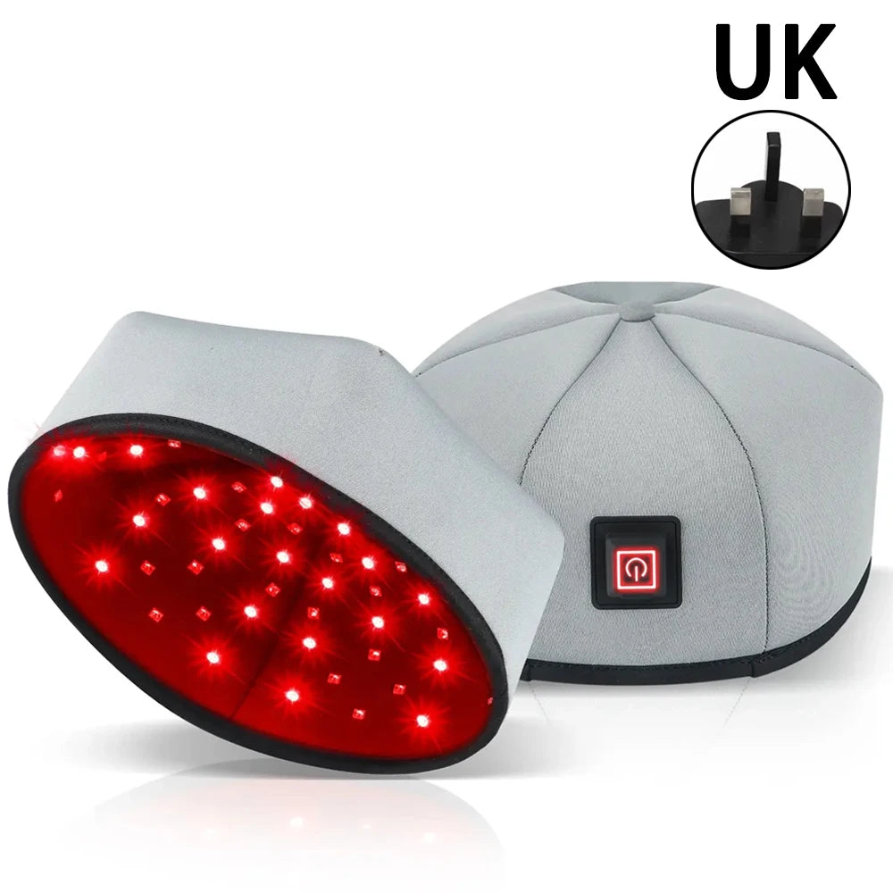 New Infrared LEDs 660nm&850nm Red Light Therapy Hair Growth Cap For Hair Regrowth Anti Hair Loss Relax Scalp Anti-inflammatory