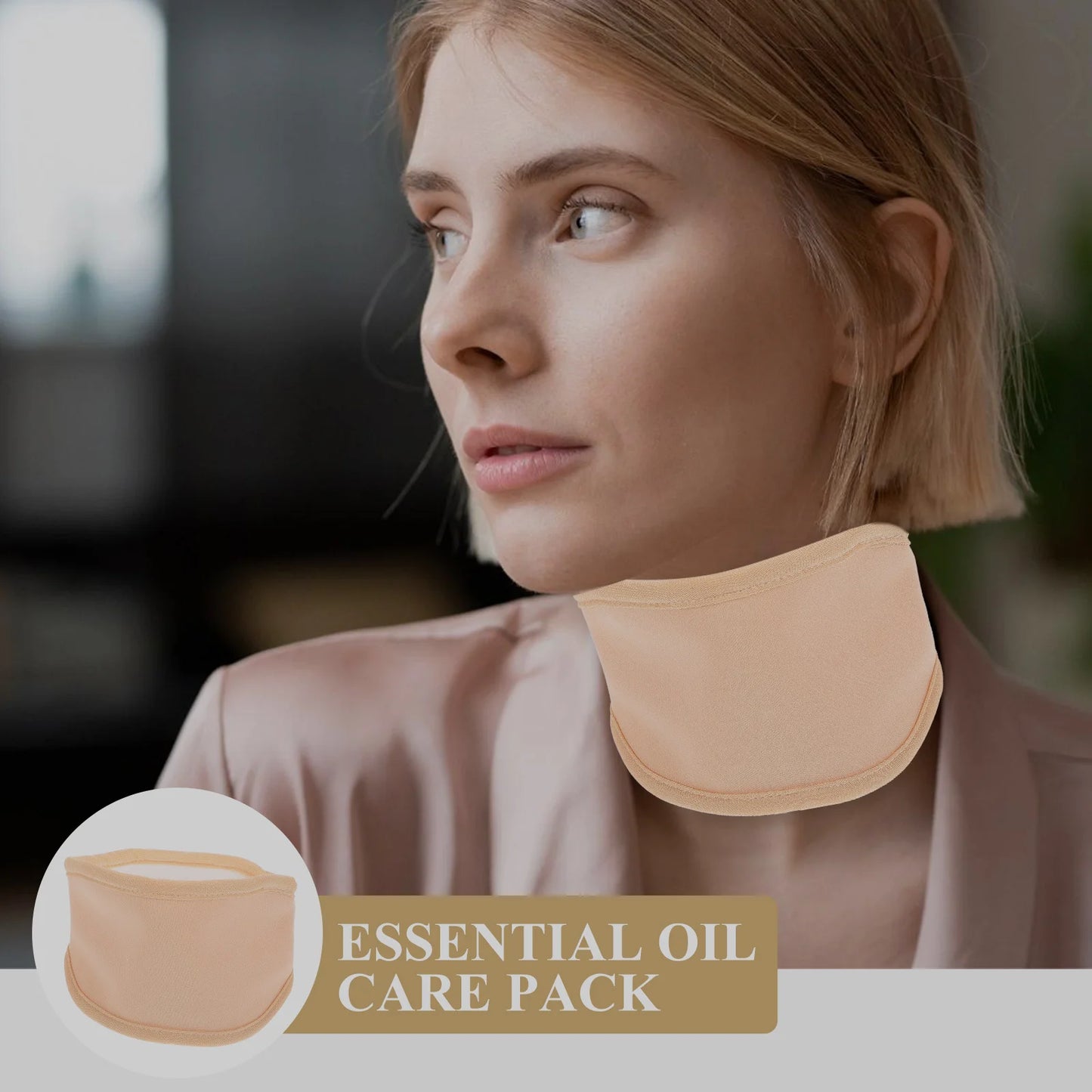 Castor Oil Neck Pack Reusable Essential Oil Neck Wrap For Sleep Durable Fabric For Daily Relaxation Wellness