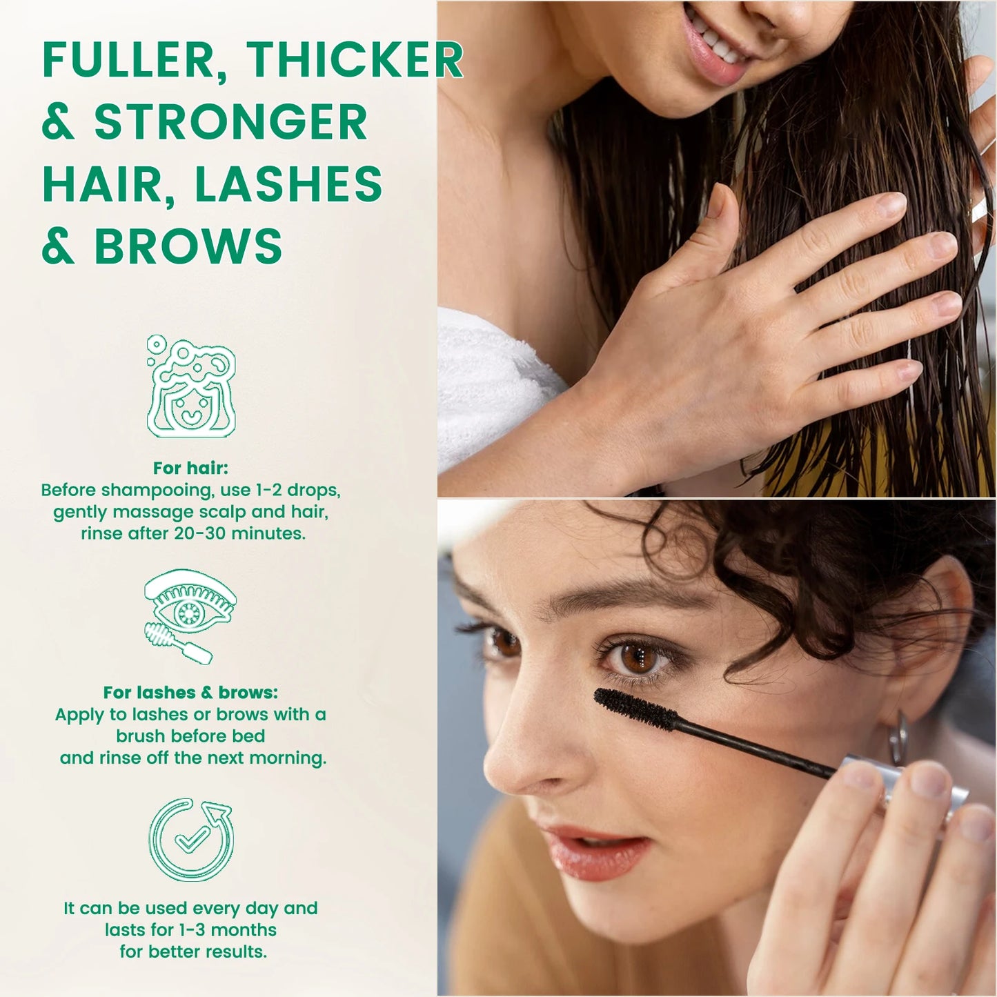 PHATOIL 236ml/118ml Organic Castor Oil,Cold Pressed Unrefined Essential Oil For Hair Care Eyelash & Nail Growth Moisturizes Skin