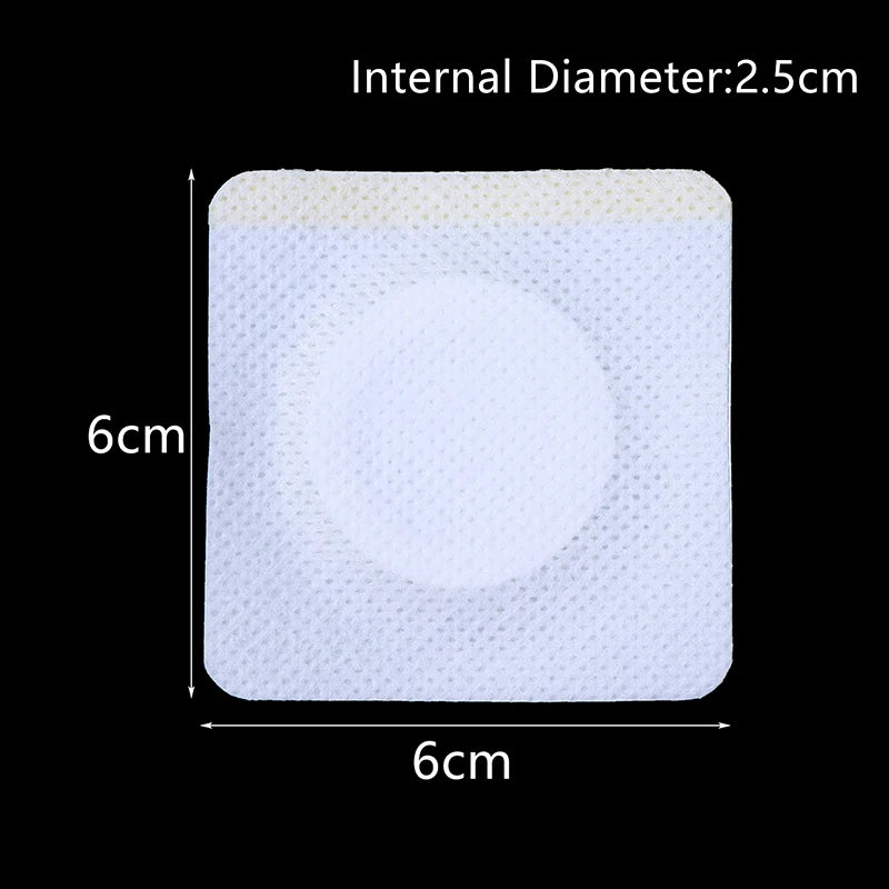 50Pcs/set Replacement Disposable Castor Oil Pack Self-Adhesive Adhesive Navel Stickers Seepage Resistant Belly Button Protectors