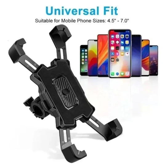 New Motorcycle Bicycle Phone Holder Moto Rearview Mirror Handlebar Mount Compatible for Xiaomi IPhone Mobile Navigation Bracket