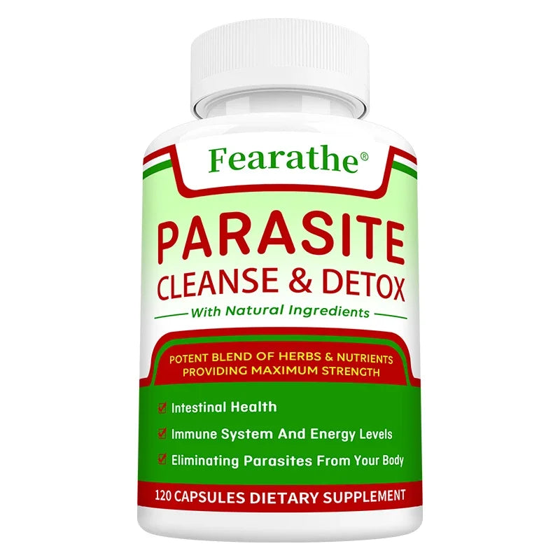 Parasite Blast Capsules - Bowel Cleansing Supplement, Natural Gut Health, Cleans Colon Detox + Cleanse, Liver Immunity