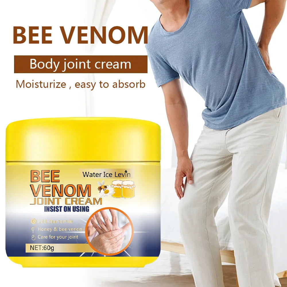 60g Advanced Bee Venom Joint and Bone Care Cream, Moisturizing and Moisturizing, Suitable for Various Joints of the Body,