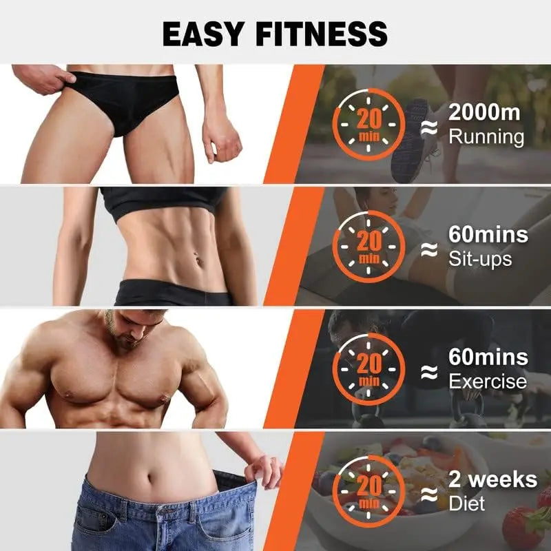 ABS Stimulator Ab Machine Abdominal Toning Belt EMS Trainer Massage Workout Portable Ab Stimulator Fitness Strength Training