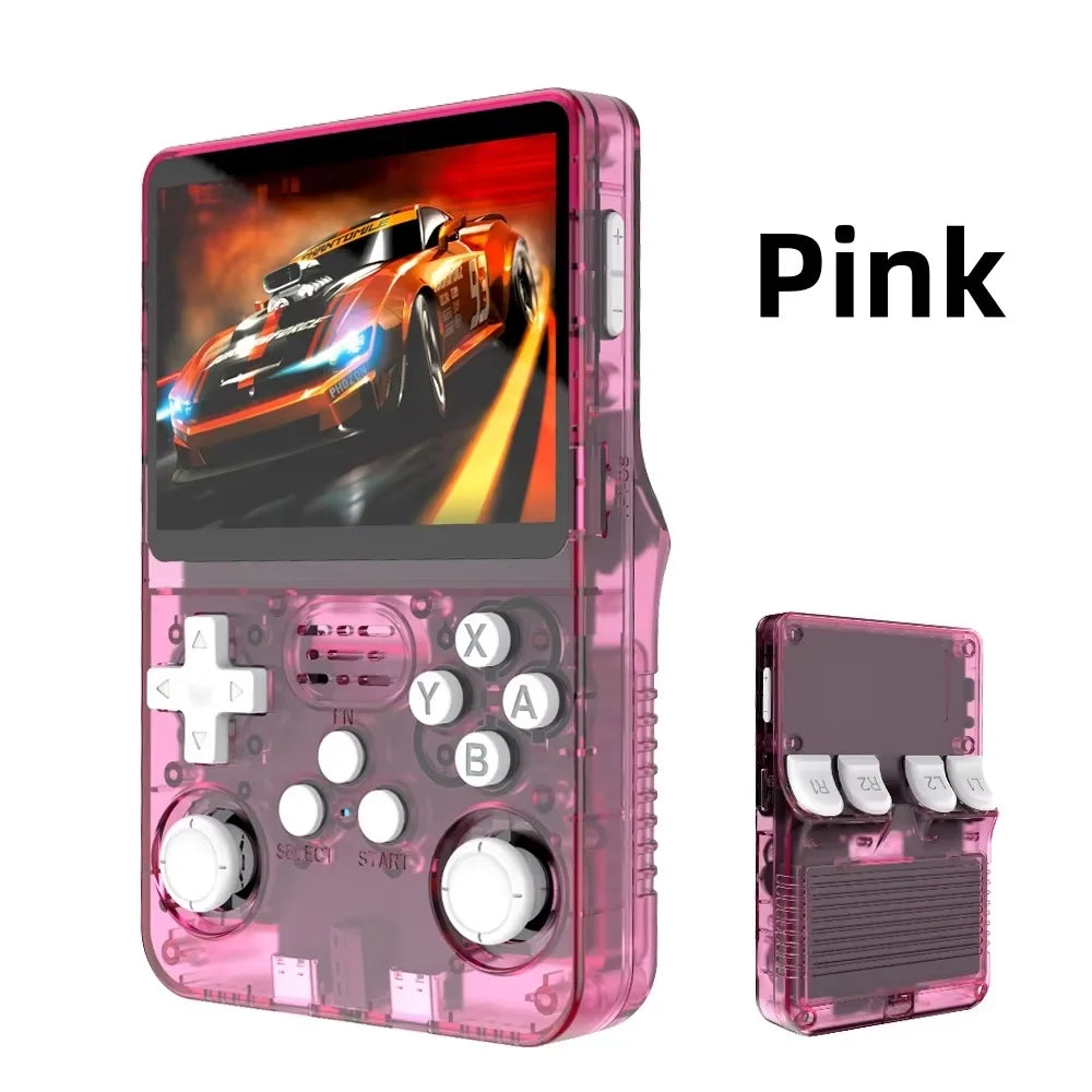 BOYHOM NEW R36S Retro Video Game Console Linux System 3.5 Inch IPS Screen Portable Pocket Player 64GB 128G Games best Kids gifts