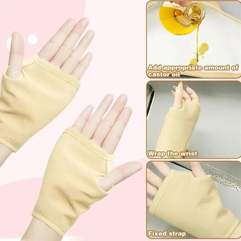 NEW Waterproof Castor Oil Wrap Reusable Breathable Castor Oil Pack Adjustable Ankle Wrap Body Care