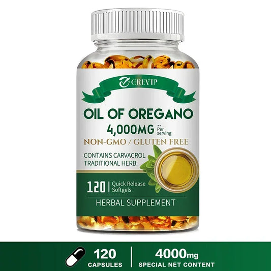 Oil of Oregano Healthy Immune Supplement - for Digestion, Heart Health, Detoxification