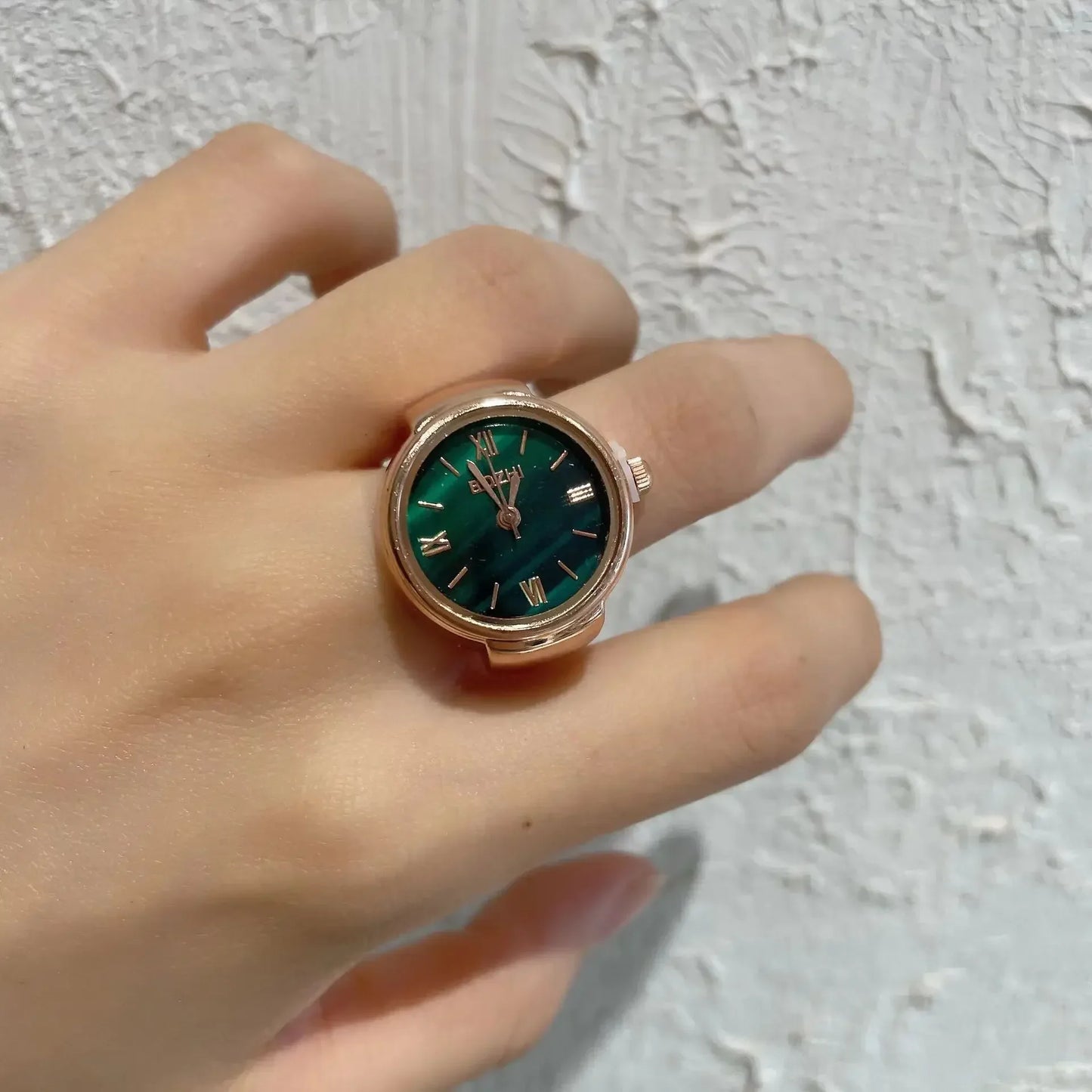 Luxury Ring Clock Elastic Stretchy Band Quartz Reloj Rings for Men Ladies Male Finger Heart Pocket Watch Hip-Hop Man New Jewelry