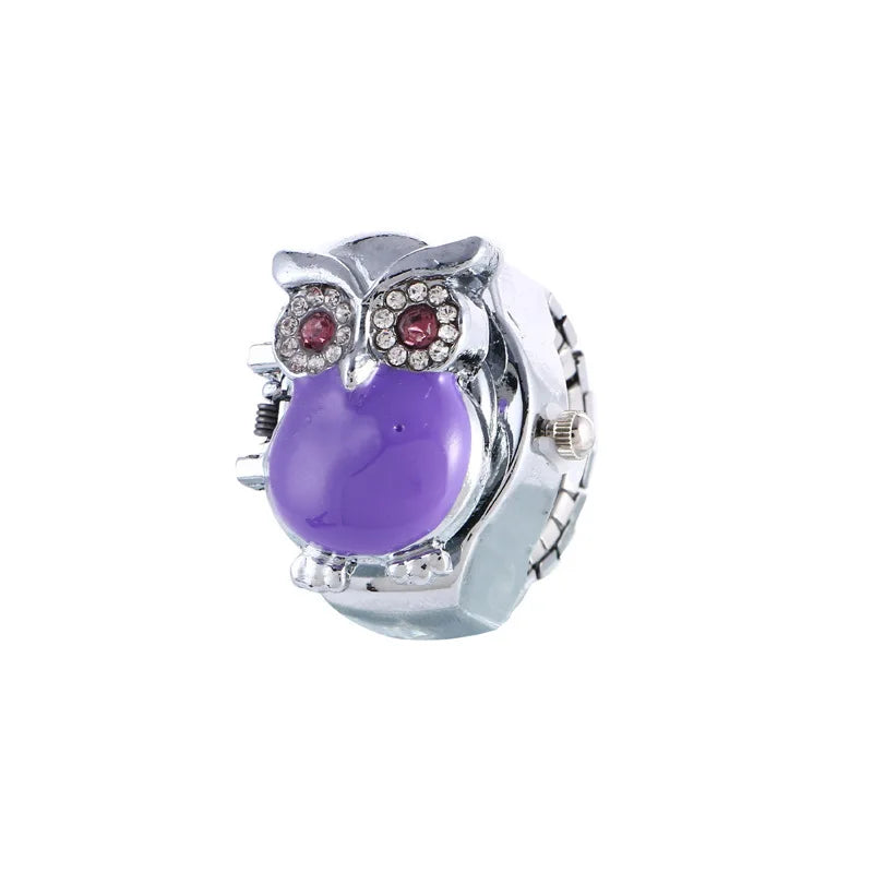 Luxury Ring Clock Elastic Stretchy Quartz Watches Rings for Men Ladies Man Male Finger Hour Functional Vintage Pocket Jewelry