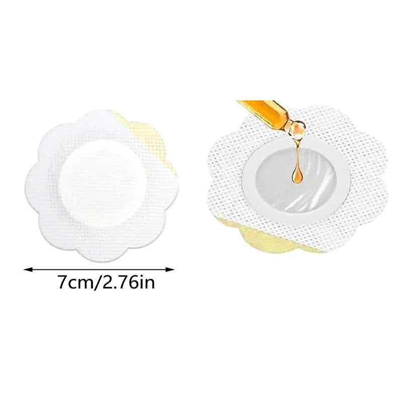 20Pcs/set Replacement Disposable Castor Oil Pack Self-Adhesive Adhesive Navel Stickers Seepage Resistant Belly Button Protectors