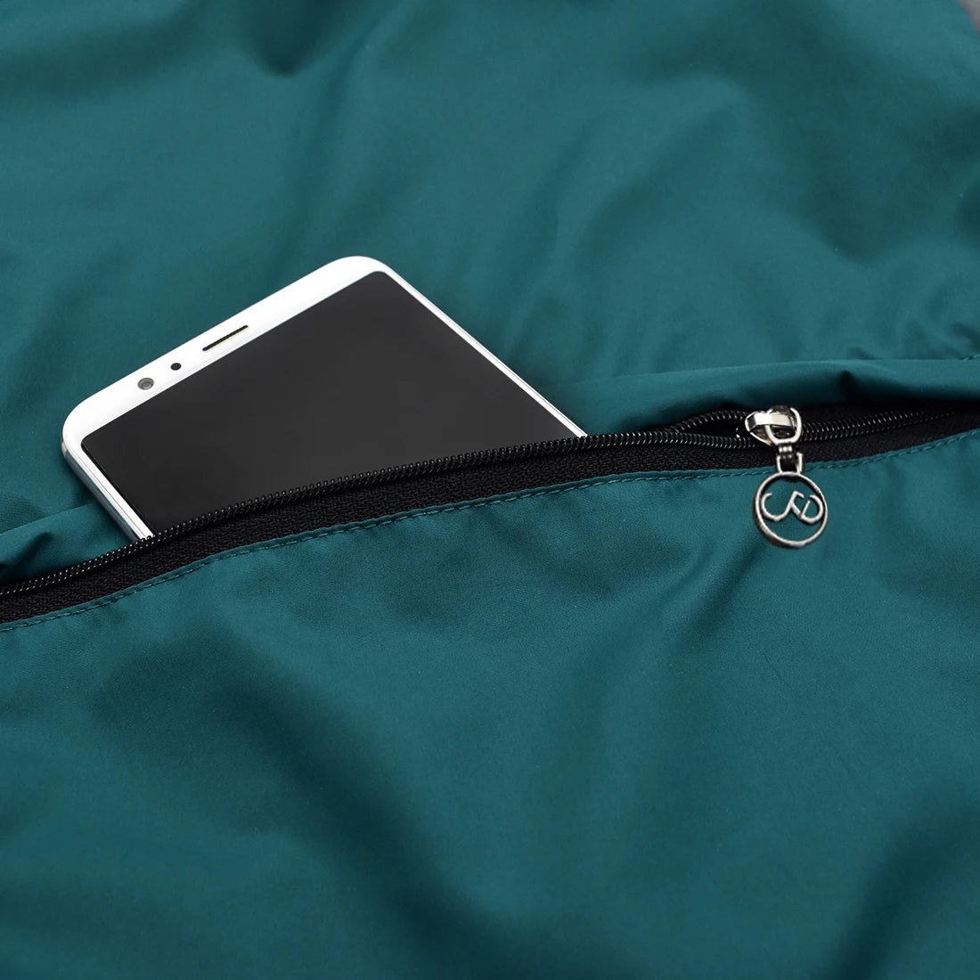 WOSAWE Windproof Cycling Jacket MTB Bike Jersey Outdoor Sport Cycling Windbreaker Rainproof Reflective Bike Clothing Navy Blue