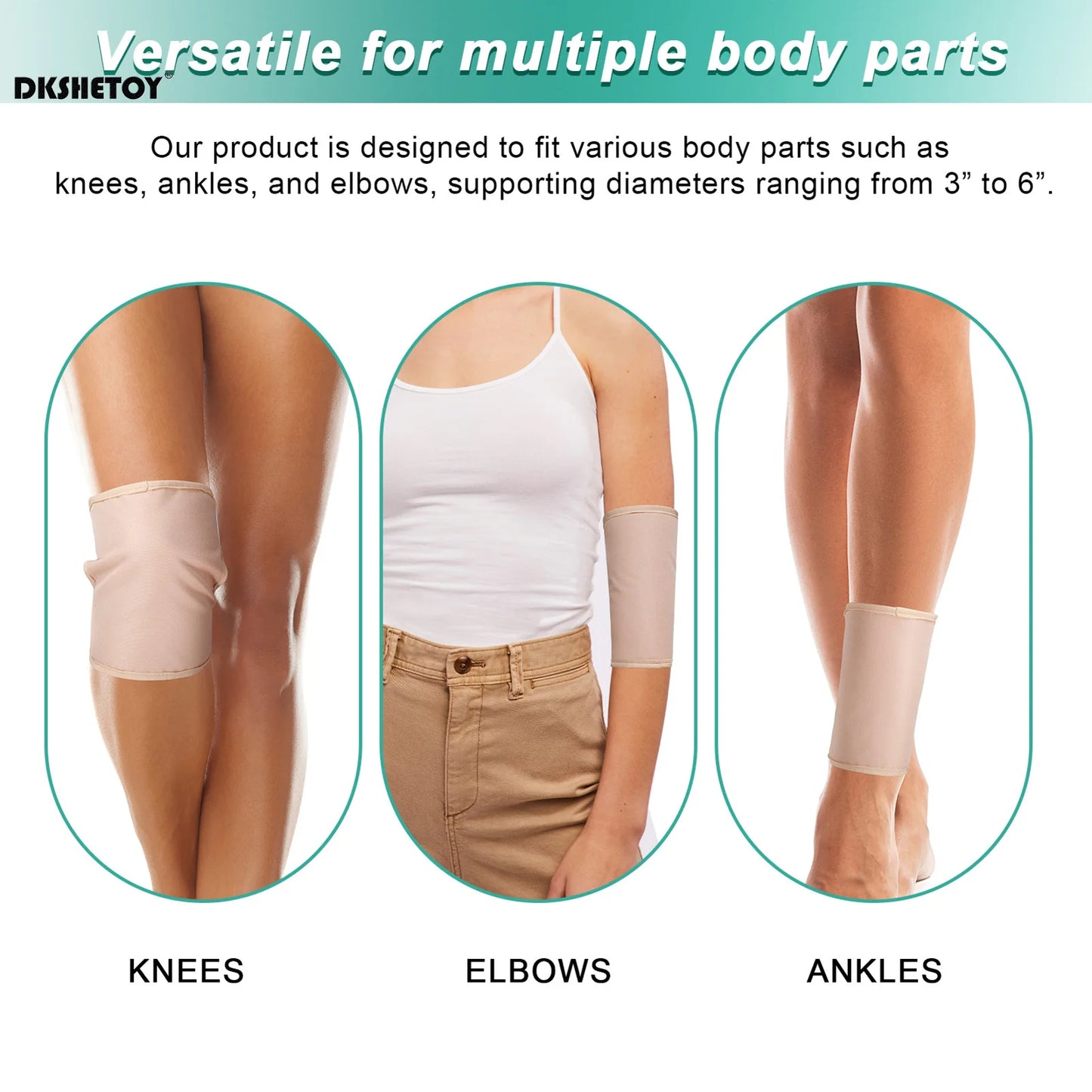 Reusable Castor Oil Pack Organic Knee Pain Compress Wrap Adjustable Pad Self Conditioning Aid Liver Abdomen Muscles Kidneys