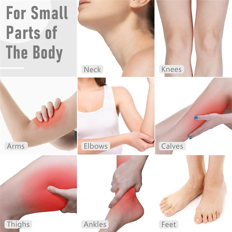 A13I-2Piece Castor Oil Joint Pack Essential Oil Leg Care Pack Leakproof German Castor Oil Hand Pack Reusable Black