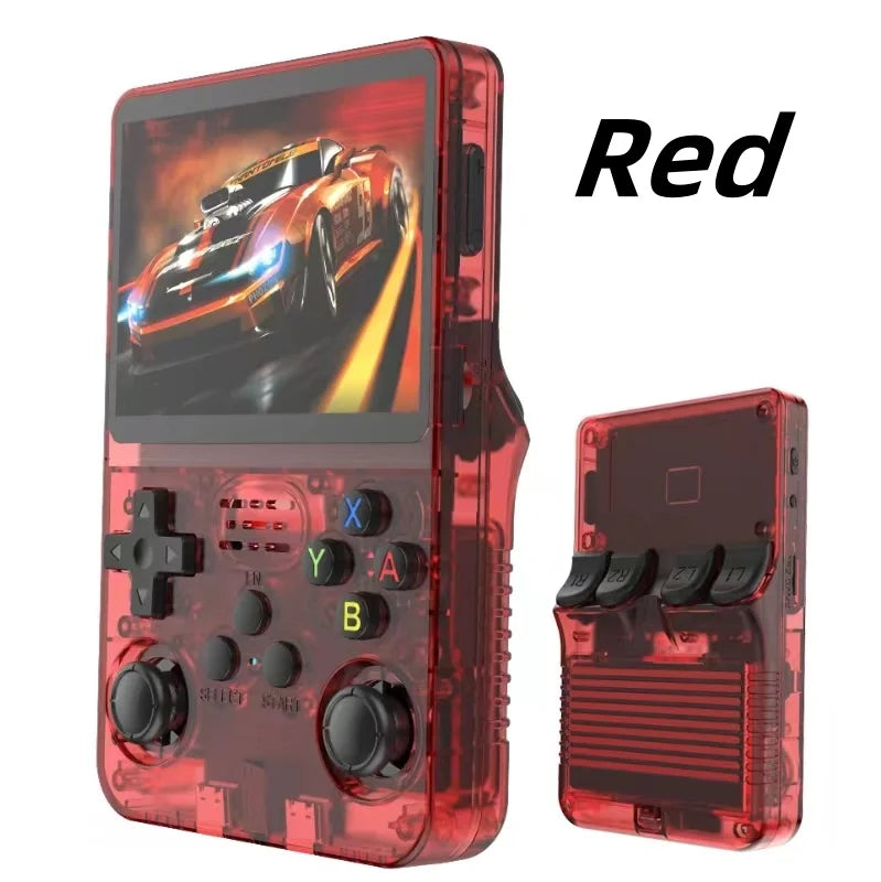 BOYHOM NEW R36S Retro Video Game Console Linux System 3.5 Inch IPS Screen Portable Pocket Player 64GB 128G Games best Kids gifts