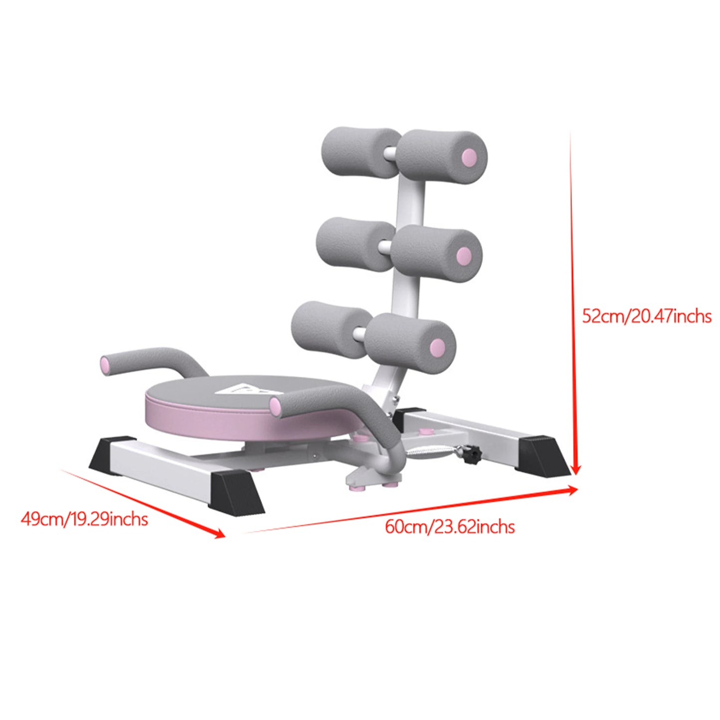 Ab Machine, Sit Up Bench, Abs Exerciser Equipment,Abdominal Portable Workout Crunch Core Fitness Workout Gym Fitness Machine