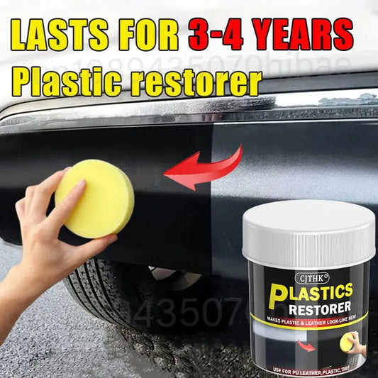 150g Car Plastic Restorer Back To Black Gloss Car Cleaning Products Plastic Leather Restore Auto Polish Repair Coating Renovator