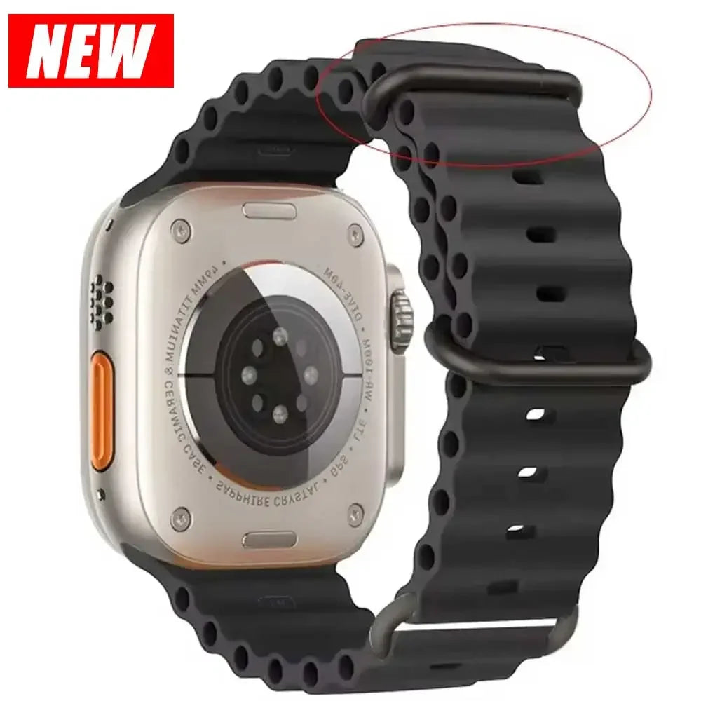 Ocean Band for Apple Watch Straps 45mm 46mm 44mm Ultra 2 49mm 41mm 42mm 40mm wrist bracelet correa iWatch series 7 6 3 se 8 9 10
