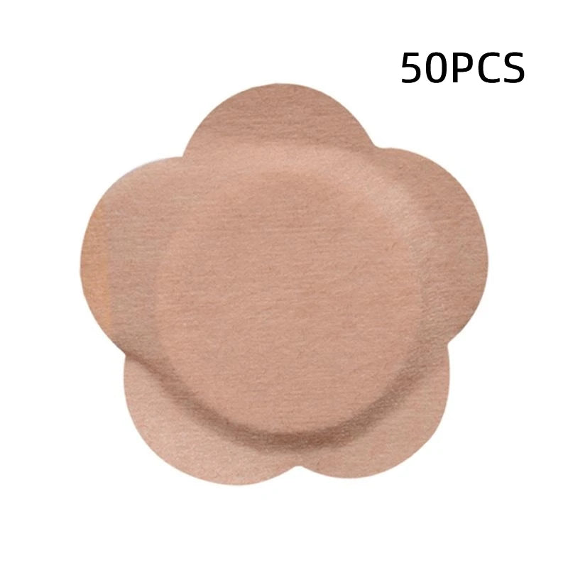 50pcs/Set Replacement Disposable Castor Oil Pack Self-Adhesive Adhesive Navel Stickers Seepage Resistant Belly Button Protectors