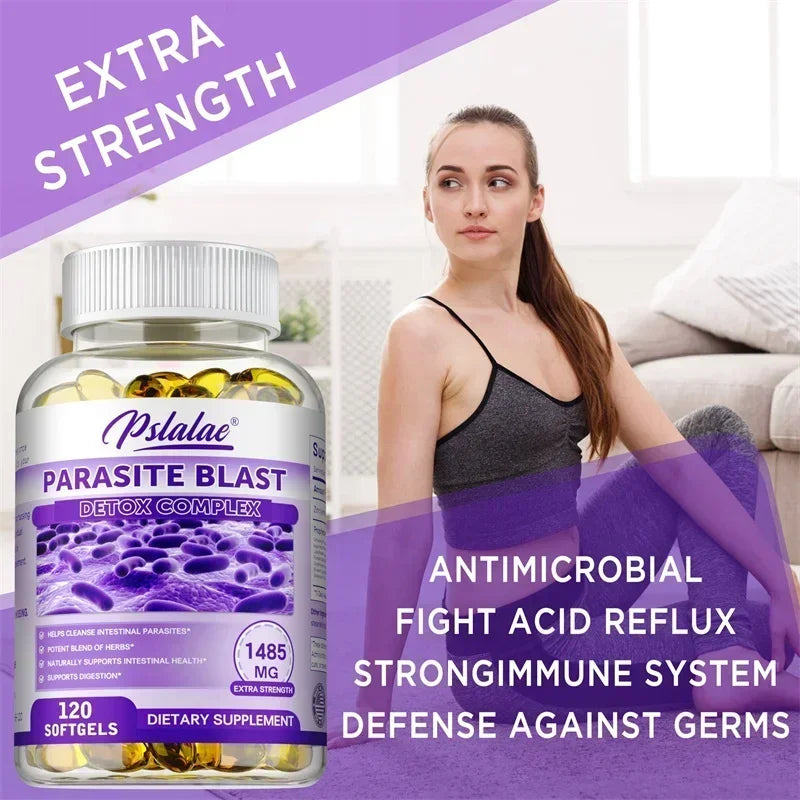 Parasite Blast Complex - Promote Digestive and Intestinal Health, Cleans Colon, Metabolism, and Enhance Immunity