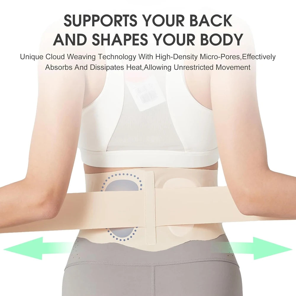 1PCS Thin Lower Back Brace | Lumbar Support | Wrap for Recovery,Workout,Herniated Disc Pain | Waist Trimmer Weight Loss Ab Belt