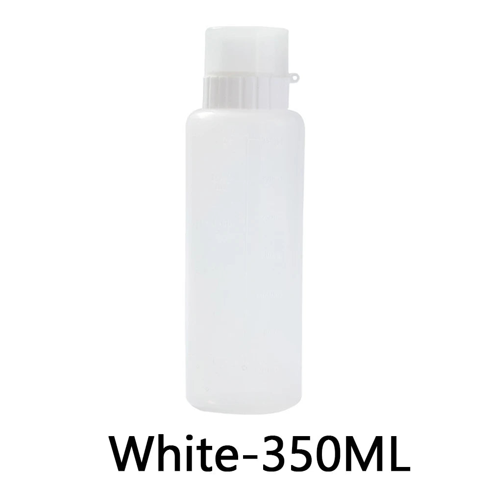 350Ml 5 Holes Condiment Squeeze Bottle Kitchen Ketchup Mustard Bottle Clear Mayonnaise Honey Dispenser Sauce Storage Contain