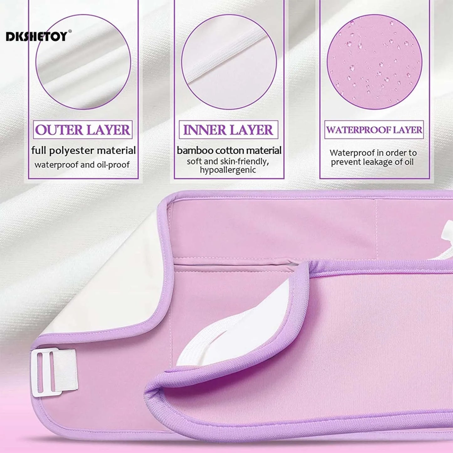 Waist Neck Castor Oil Pack Neck Waist Oil Pack Set compression Kit Health Practical Waist Neck Wrap  Liver Abdomen Muscles