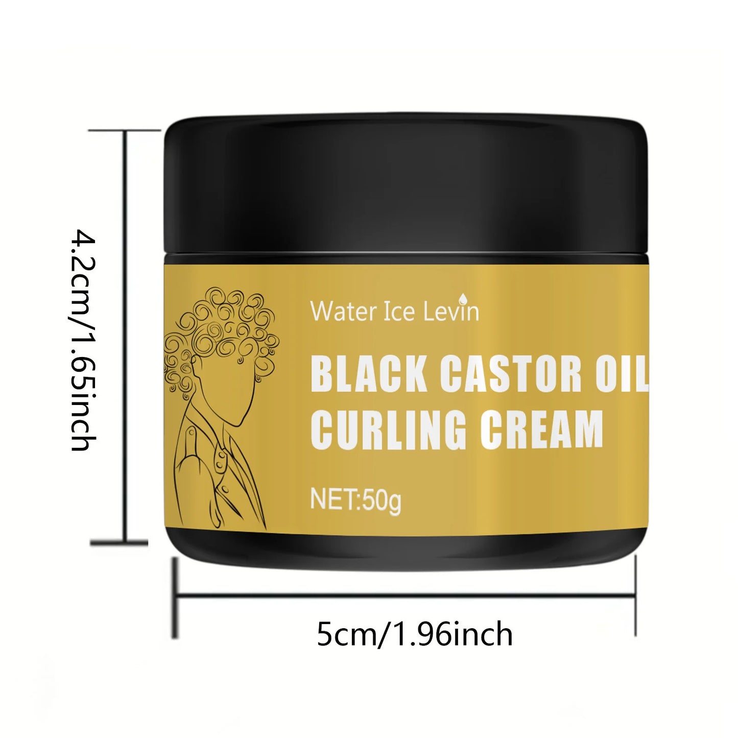 Black Castor Oil Healthy Moisturizes And Defines Curls Suitable For Dry Curly Hair For Both Men And Women, Repair Hair Tangles