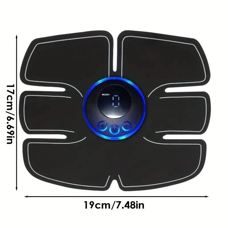 EMS Ab Belt, Electronic Muscle Stimulator for Abs Toner, Home Gym Fitness Equipment for Body Workout for Men and Women