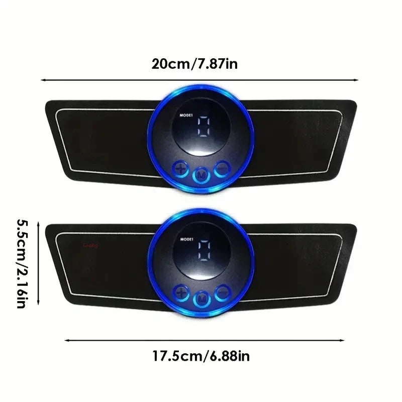 EMS Ab Belt, Electronic Muscle Stimulator for Abs Toner, Home Gym Fitness Equipment for Body Workout for Men and Women